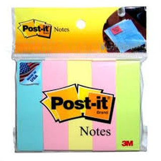 Giấy note 5 màu nhựa 3M