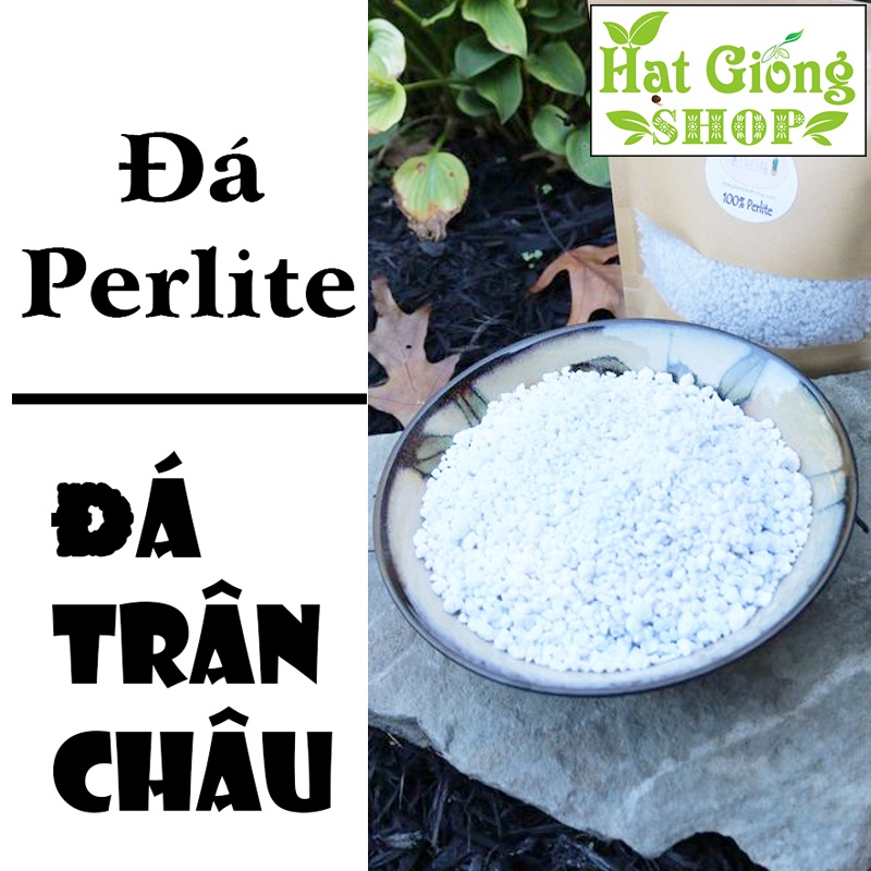 Đá Perlite-Đá trân châu (túi 200gram) Size 2-5mn