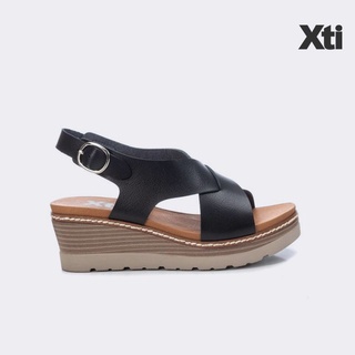 Giày Sandals Nữ XTI Black Pu Ladies Sandals