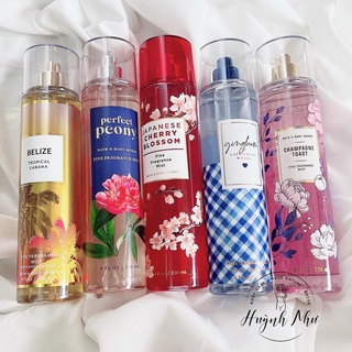 Xịt thơm Body mist Bath And Body works các dòng
