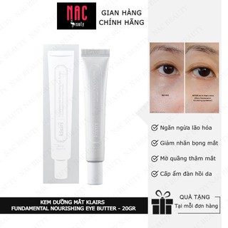 Kem dưỡng mắt Klairs Fundamental Nourishing Eye Butter 20gr