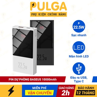 Pin Dự Phòng Mini Sạc Nhanh Baseus 10000mAh Công suất 22.5W Hỗ Trợ QC3.0/PD3.0 Cho Iphone Samsung Xiaomi Huawei Oppo