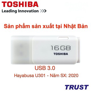 USB 3.0 16GB Toshiba - Sản xuất tại Nhật Bản -Hayabusa U301-16GB- Bảo Hành 5 Năm