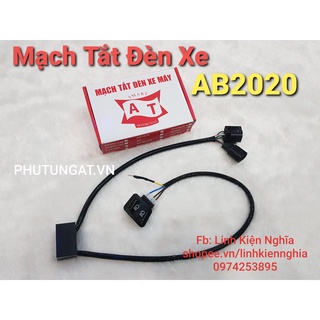 Mạch tắt đèn cho xe AB 2020 kèm công tắc passing sh