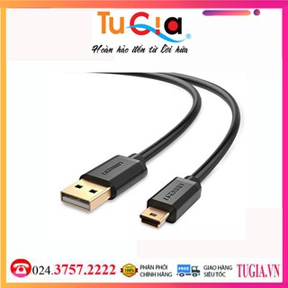Cáp USB 2.0 to mini USB Ugreen 10354 0.5M-Hàng Chính Hãng