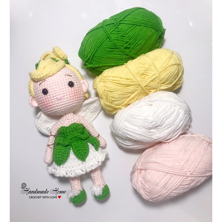 Búp bê Tinkerbell bằng len handmade