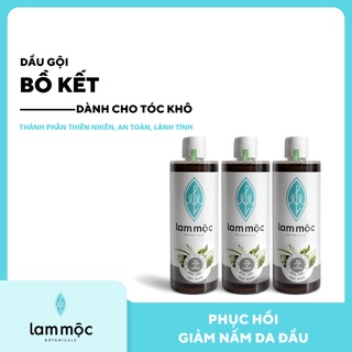 Combo 3 dầu gội bồ kết Lam Mộc - 500ml