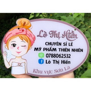 Bảng hiệu shop_ bảng hiệu decor_ Bảng trang trí shop_ bảng hiệu tiệm mỹ phẩm