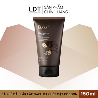 Cà phê Đắk Lắk làm sạch da chết mặt Cocoon 150ml