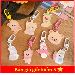 Móc khóa hình em bé, động vật xinh xắn dễ thương
