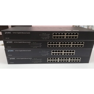 Switch Planet 16 Cổng GSW-1601 và 24 Cổng GSW-2401 10/100/1000Mbps Gigabit Ethernet - Hàng Chính Hãng (Cũ).