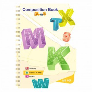 [Sổ vở đẹp] Sổ lò xo kép KLONG  A5 260trang 70/90; MS: 909