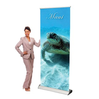 [Nhập khẩu chính hãng] Standee cuốn nhôm đế to 85x200cm