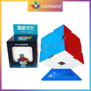 Rubik Skewb MoYu MeiLong Stickerless Rubic Biến Thể Đồ Chơi Trí Tuệ Trẻ Em