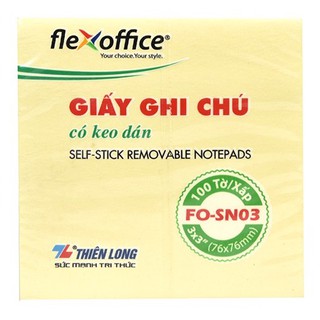 [Mã LIFEBOOK2 giảm 10% đơn 0Đ] Giấy nhớ 3x3 FO-SN03
