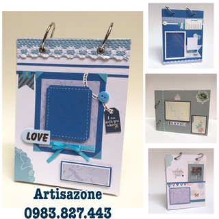 Album ảnh dán mini - Scrapbook handmade 04 (Đọc kỹ mô tả từng sản phẩm)