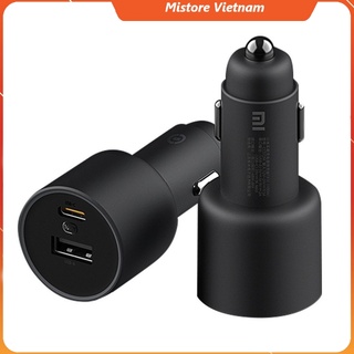 Cốc Sạc Ô Tô Nhanh 2 cổng 100W Xiaomi 1A1C kèm cáp C to C - Tẩu sạc điện thoại, máy tính bảng Xiaomi