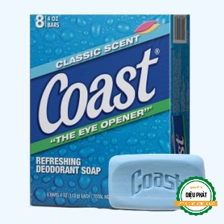 ⚡️ [Combo 8] Xà Phòng, Xà Bông Cục Coast Classic Scent Refreshing Deodorant Soap 113g/cục