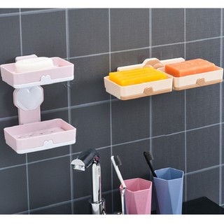 Kệ Đựng Xà Phòng 2 Tầng Xoay Ngang Đa Năng