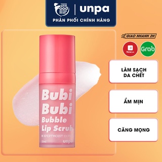 Tẩy Tế Bào Chết Sủi Bọt Cho Môi Unpa Bubi Bubi Bubble Lip Scrub 10ml