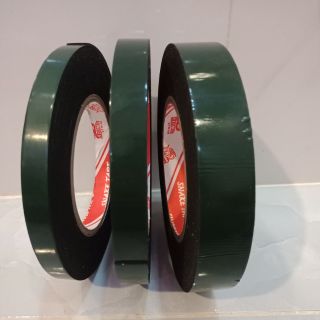 Keo 2 mặt đen siêu dính, 1,2cm. 1,6cm. 2,3cm