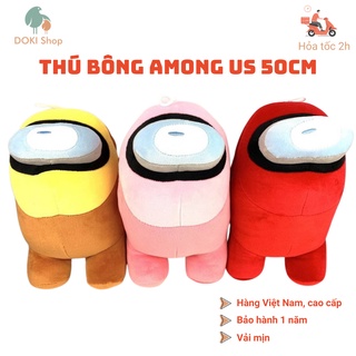 Thú bông, gấu bông Among Us 50cm, hàng Việt Nam chất lượng cao