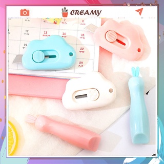 Dao rọc giấy mini chất lượng cao đa năng tiện lợi nhiều hình dễ thương CREAMY RG02