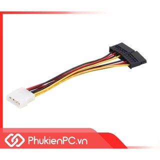 Cáp nguồn Molex IDE 4Pin sang 2 SATA