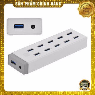 Hub USB 3.0 đa chức năng Ugreen 20297 10 cổng kèm sạc điện thoại, máy tính bảng...