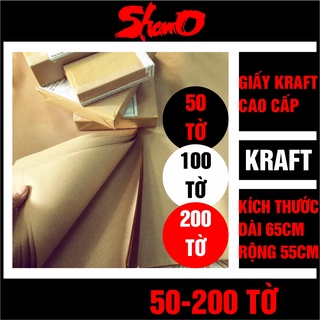 Giấy xi măng KT: 65cm x 55cm – Giấy Kraft ngoại – Dùng đựng đồ ăn khô, gói thuốc bắc, gói thuốc nam, bọc sách vở, hoa