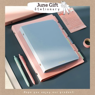 Sổ Còng File Nhựa B5/A5 Bìa Màu - 120 trang