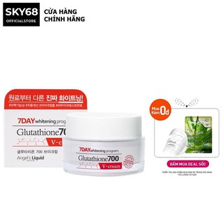 Kem Dưỡng Da Angel's Liquid 7Day Whitening Program Glutathione 700 VCream 50ml