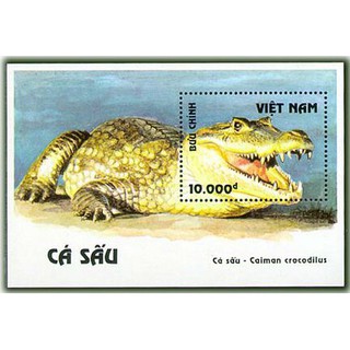 Tem sưu tập MS 685 Block Tem Việt Nam Cá Sấu 1994 ( 6 tem )