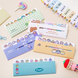 [Mã LIFE0803ALL giảm 10% đơn 0K] Set 120 giấy dán ghi chú phong cách hoạt hình cho học sinh