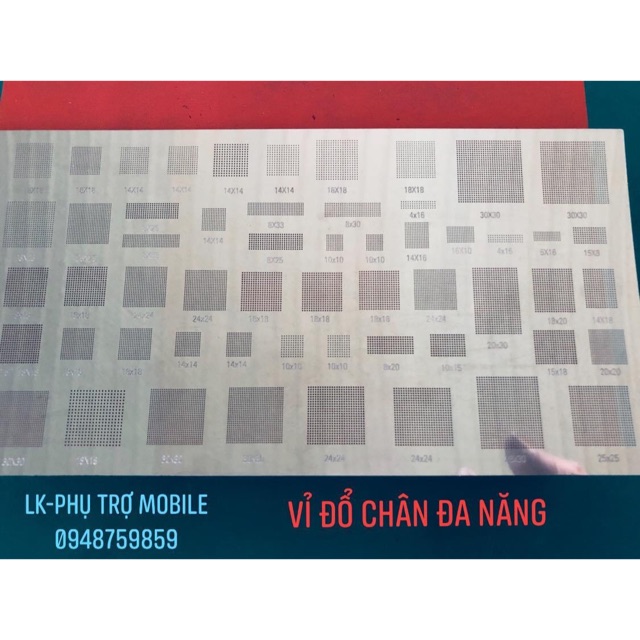 Vỉ đổ chân IC đa năng