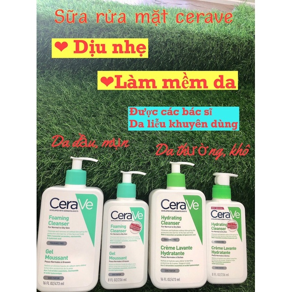 Sữa rửa mặt Cerave