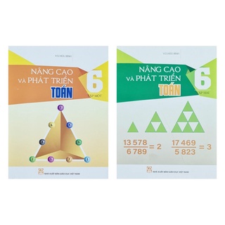 Sách - Combo nâng cao và phát triển toán 6 tập 1+ tập 2 ( mới 2021 )