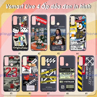 Ốp Lưng Vsmart Live 4 Dẻo Đen Phong Cách Playphone P200914