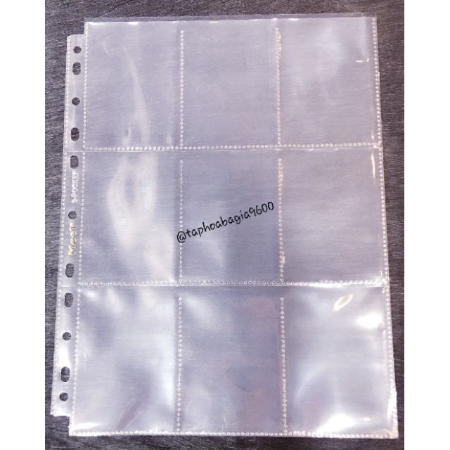 Sheet đựng card 9 ô