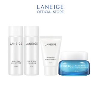 [Mã FMCGMALL -8% đơn 250K] [HB GIFT] Bộ sản phẩm dưỡng ẩm &amp; nâng tone da LANEIGE White Dew