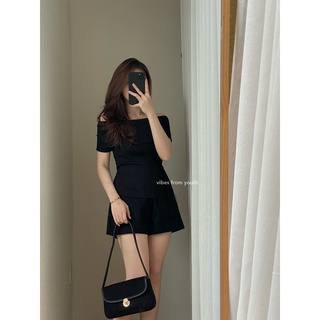ÁO THUN GÂN BẸT VAI_AT1128