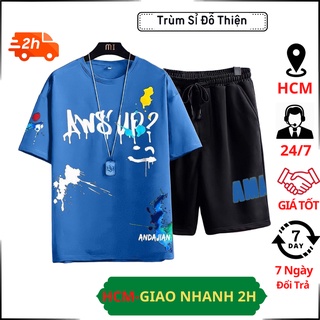 ĐỒ BỘ NAM  FREESHIP  BỘ THỂ THAO WAS UP MẪU MỚI UNISEX MẶC NHÀ TẬP GYM PHONG CÁCH TRẺ TRUNG NĂNG ĐỘNG