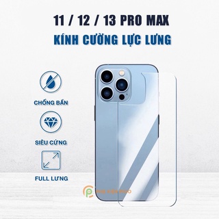 Cường lực lưng Iphone 11 Pro / 12 Pro / 13 Pro Max / 14 Pro Max độ cứng 9H full mặt lưng - Dán lưng Iphone 13 Pro