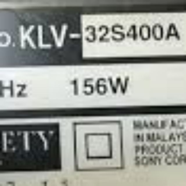 Bo khiển KLV-32S400A, 32S400A