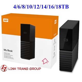 Ổ cứng gắn ngoài USB3.0 WD My Book 4TB 6TB 8TB 10TB 12TB 14TB 16TB 18TB - bảo hành 3 năm - SD54 55 56 57 86 98 135 136
