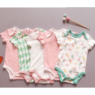 Set 5 body cộc tay màu ngẫu nhiên bé trai, bé gái từ 3-14 kg