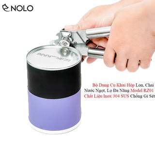 Dụng Cụ Khui Hộp Lon, Chai Nước Ngọt, Lọ Đa Năng Model RZ01 Chất Liệu Inox 304 SUS Chống Gỉ Sét