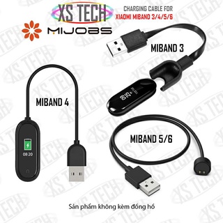 Cáp sạc Mijobs Xiaomi Miband 3 Xiaomi Miband 4 Xiaomi Miband 5 Xiaomi Miband 6