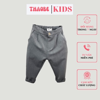 Quần Tây Âu Cho Bé Trai Và Bé Gái, Quần Dài Cho Bé Cân Nặng Từ 6-35Kg Thời Trang Trẻ Em THAOBEKIDS