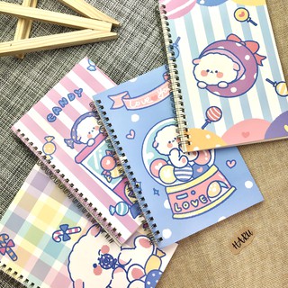 NOTEBOOK  - Sổ Lò Xo A5 - B5 bìa dễ thương dùng  làm  tập  vở, sổ  tay, sổ  ghi  chép (nhiều  mẫu)